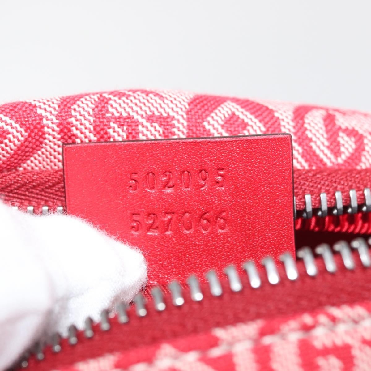 Gucci Children's Belt Printed Coated Canvas Red Canvas Handbag (Pre-Owned)