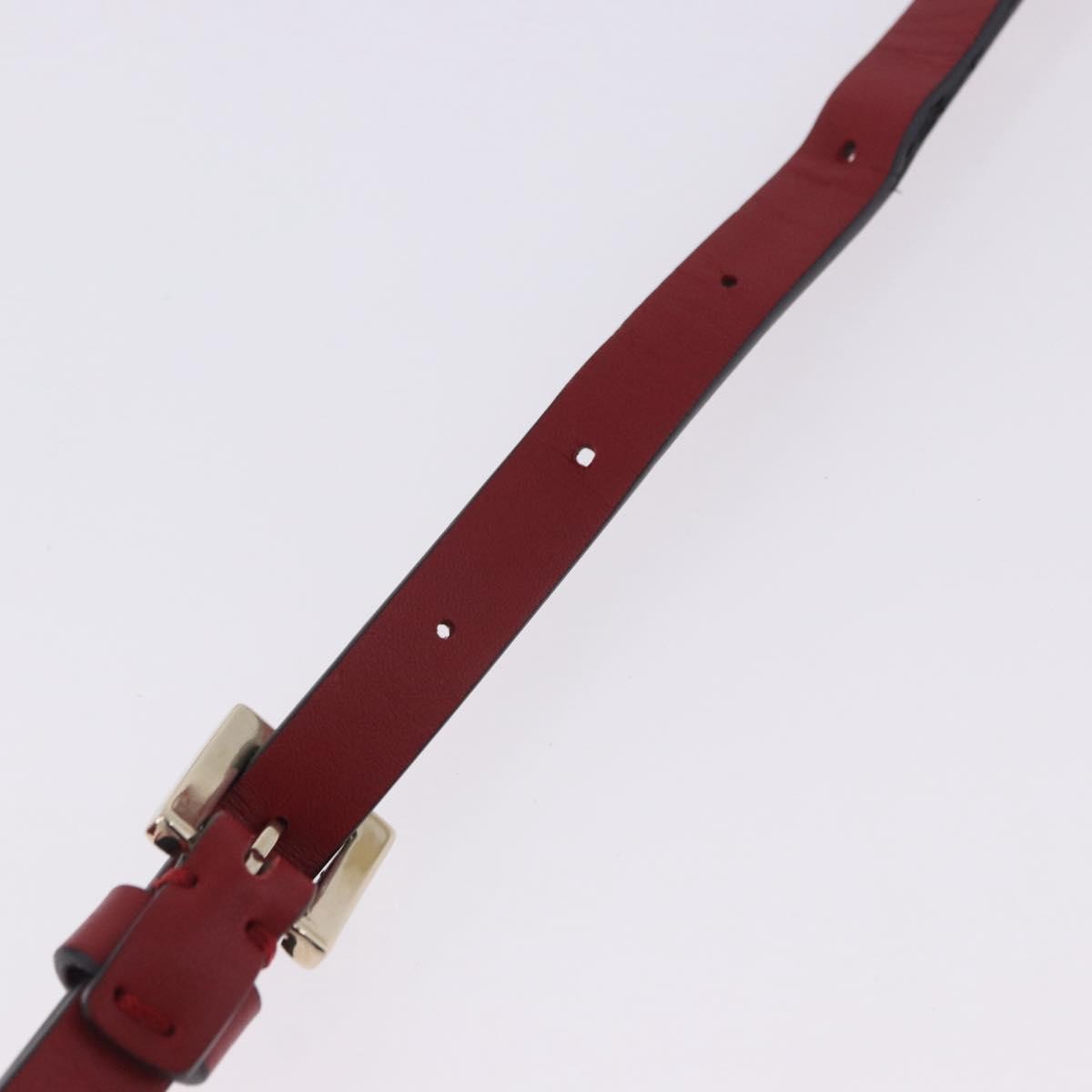 Valentino Garavani Rockstud Camera Leather Red Leather Crossbody Bag Bag (Pre-Owned)