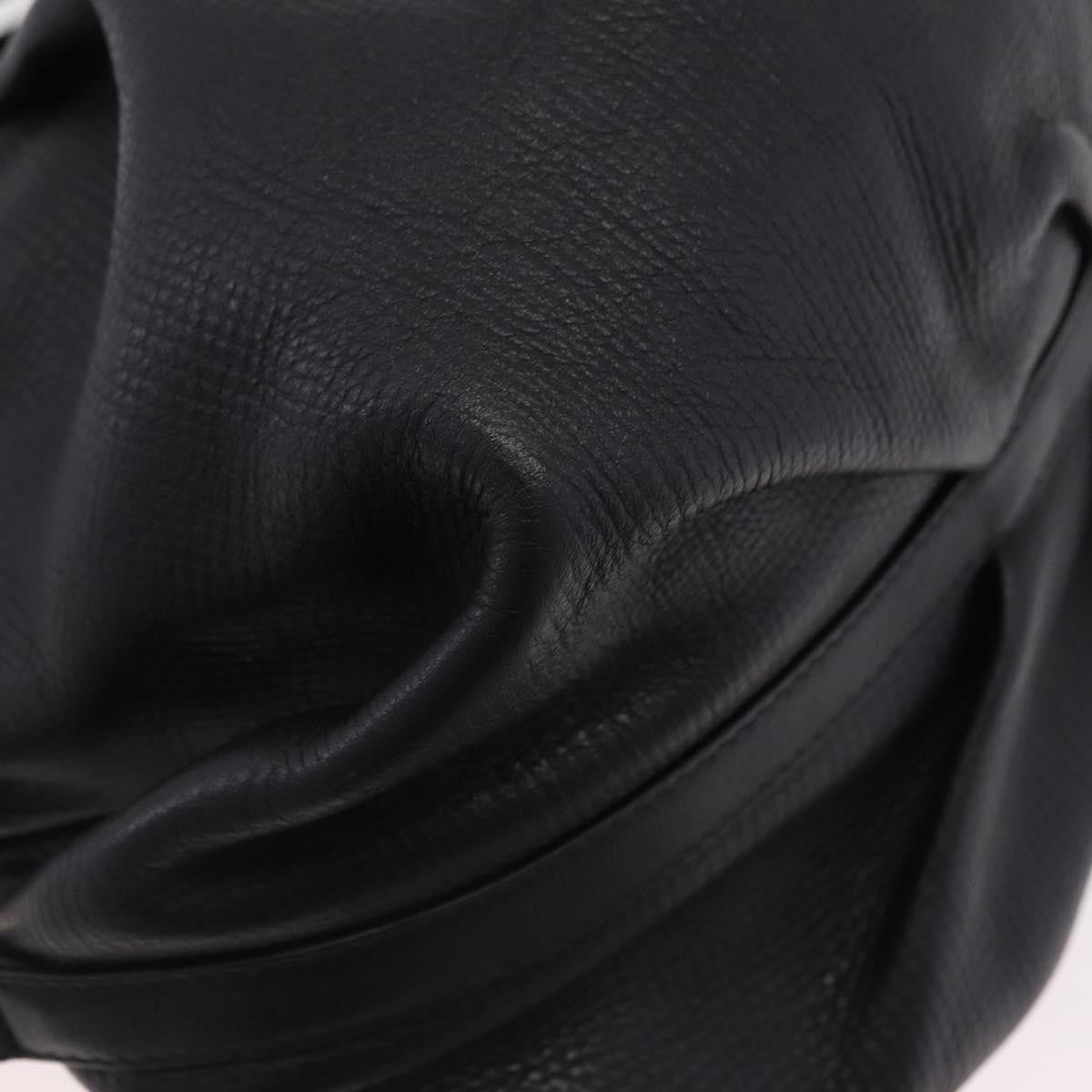 Bvlgari Chandra Hobo Leather Black Leather Shoulder Bag Bag (Pre-Owned)