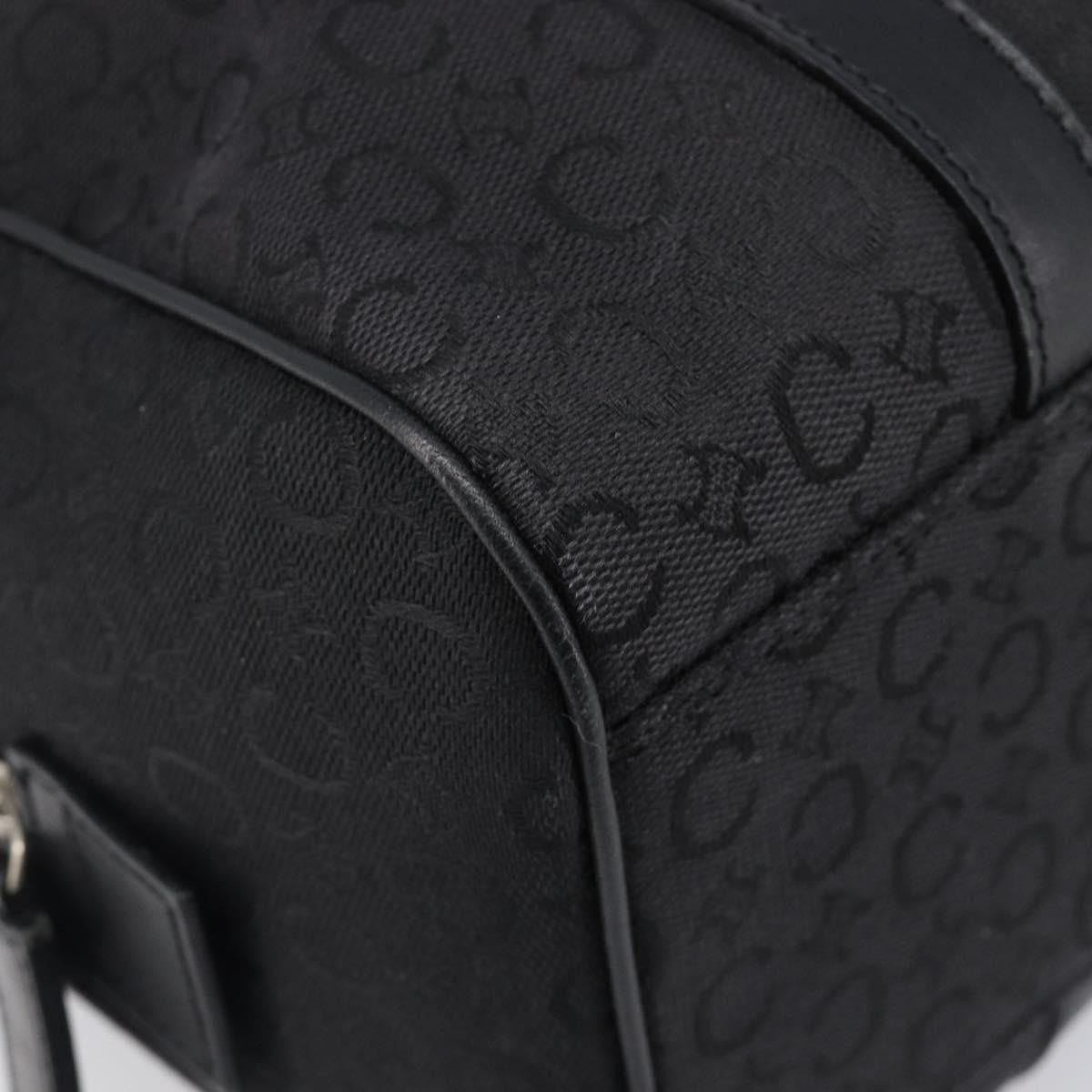 Celine Boston C Macadam Canvas Black Canvas Handbag (Pre-Owned)