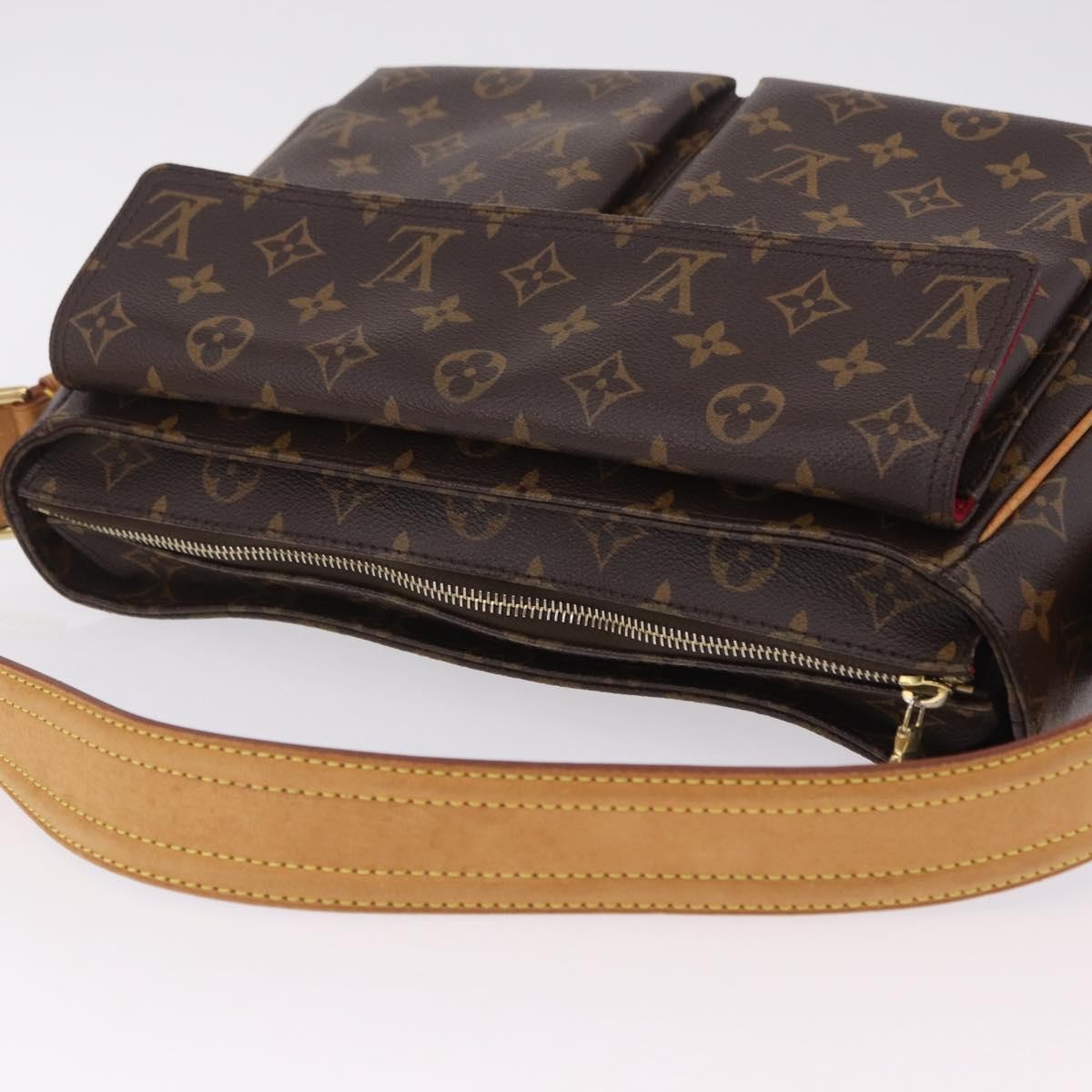 Louis Vuitton Viva Cite Monogram Canvas Brown Canvas Handbag (Pre-Owned)