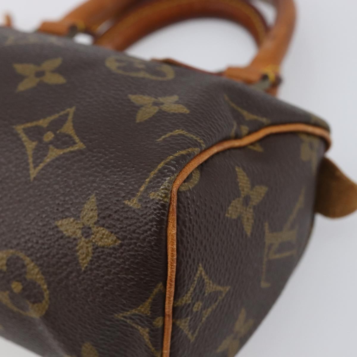 Louis Vuitton Speedy Mini Hl Monogram Canvas Brown Canvas Handbag (Pre-Owned)