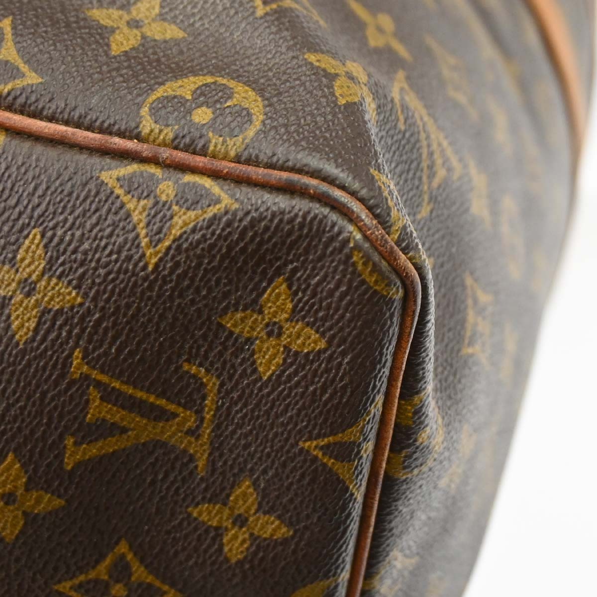 Louis Vuitton Keepall Monogram Canvas Brown Canvas Travel Bag Bag (Pre-Owned)