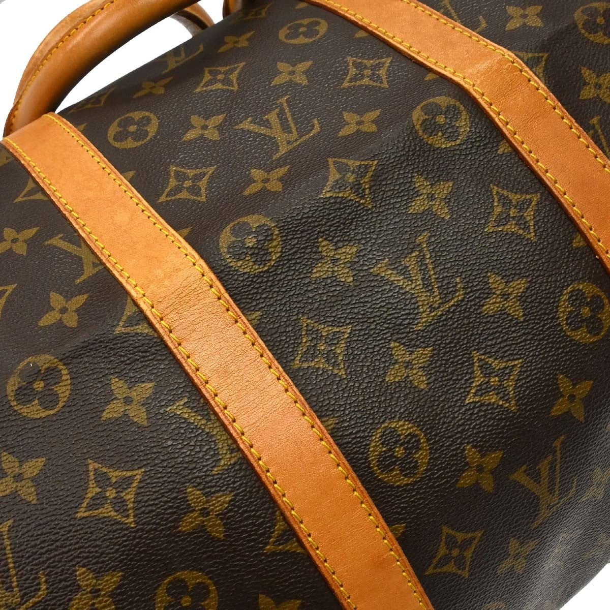 Louis Vuitton Keepall Monogram Canvas Brown Canvas Travel Bag Bag (Pre-Owned)