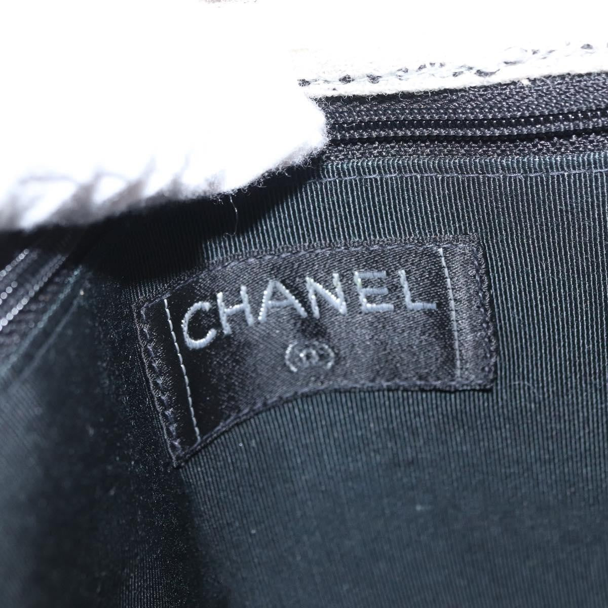 Chanel Vintage Envelope Chain Clutch Tweed White Tweed Clutche & Pouche Bag (Pre-Owned)