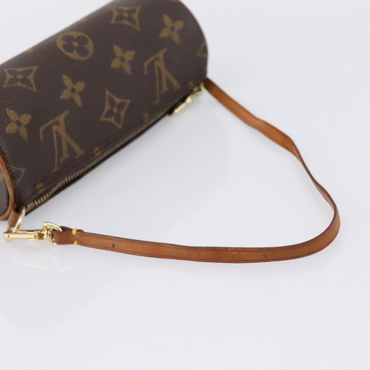 Louis Vuitton Papillon Pochette Monogram Canvas Brown Canvas Clutche & Pouche Bag (Pre-Owned)