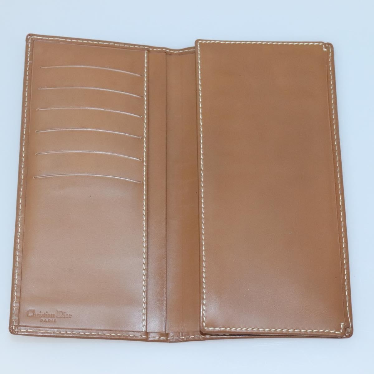 Christian Dior Trotter French Diorissimo Canvas Green Canvas Wallets Accessory (Pre-Owned)