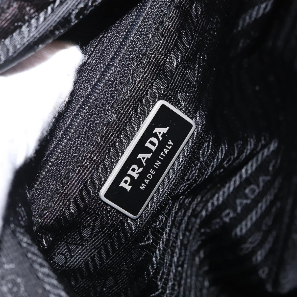 Prada Front Pocket Messenger Tessuto Black Nylon Shoulder Bag Bag (Pre-Owned)