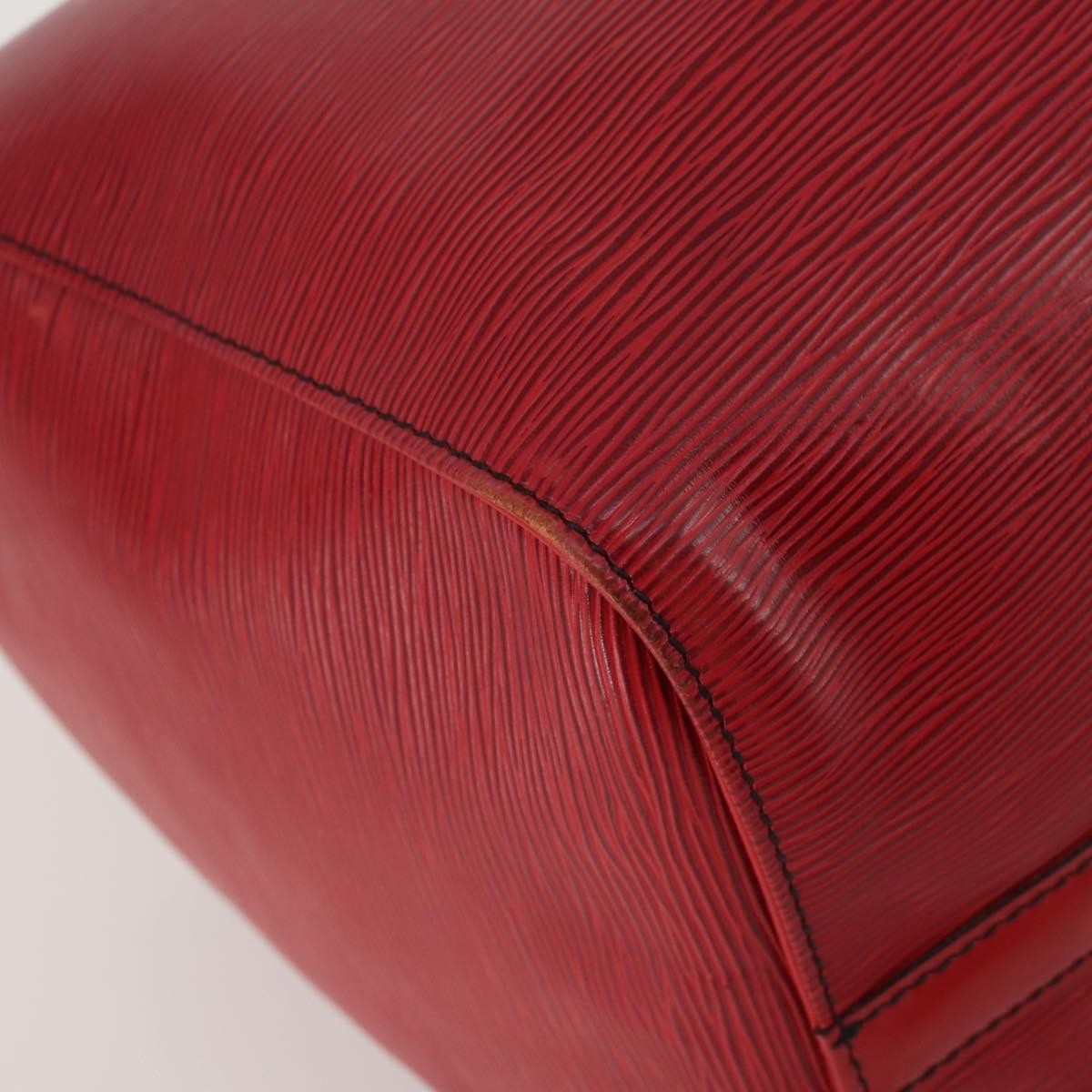 Louis Vuitton Keepall Epi Red Leather Travel Bag Bag (Pre-Owned)