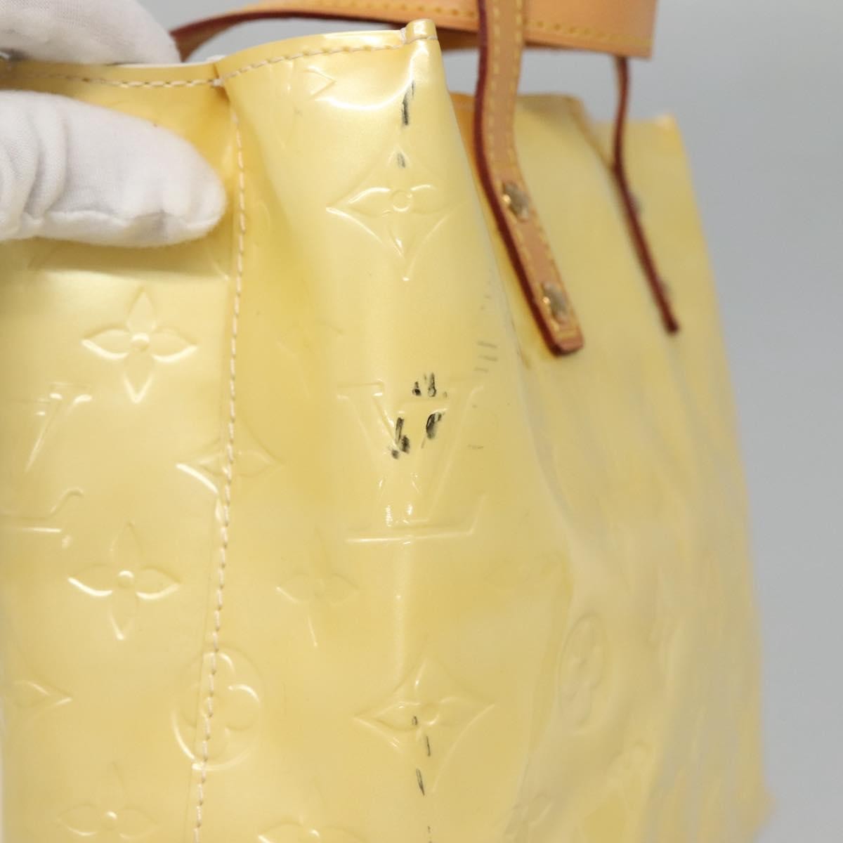 Louis Vuitton Reade Monogram Vernis Ecru Patent_Leather Bag (Pre-Owned)