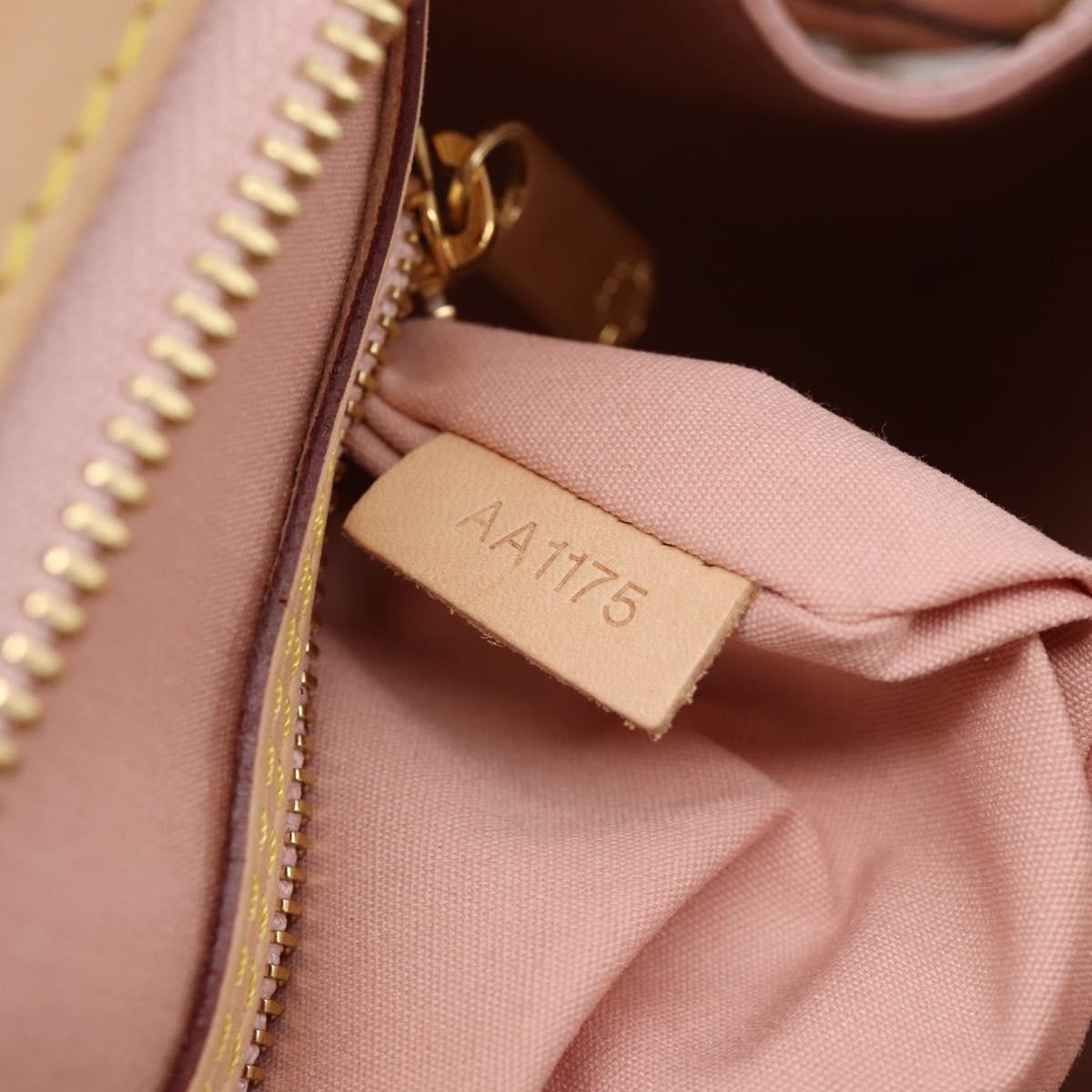 Louis Vuitton Blair Monogram Vernis Pink Patent_Leather Handbag (Pre-Owned)