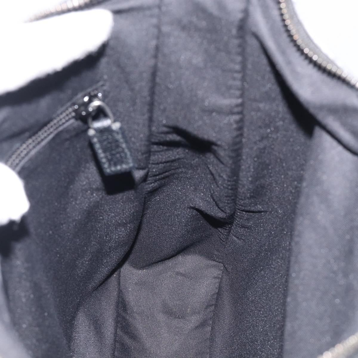 Gucci Shoulder Canvas Black Canvas Shoulder Bag Bag (Pre-Owned)