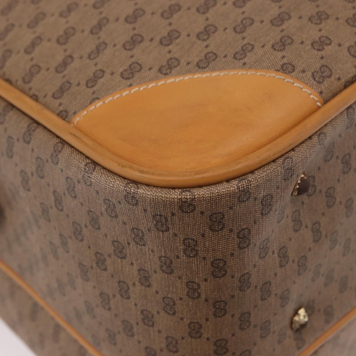 Gucci Micro Gg Canvas Canvas Beige Canvas Shoulder Bag Bag (Pre-Owned)