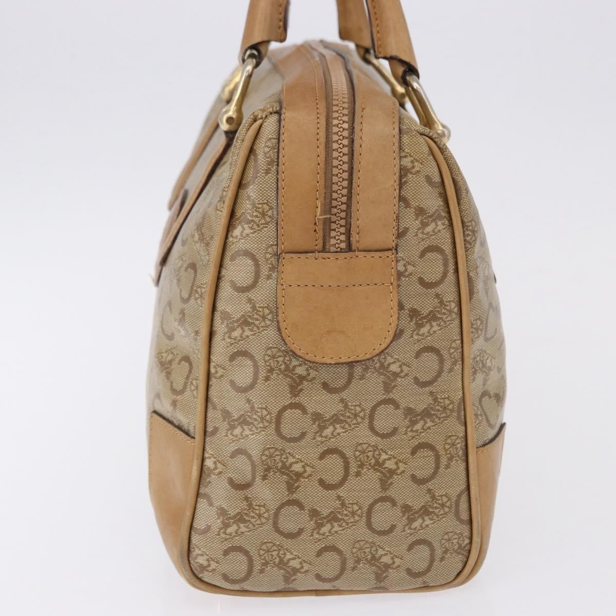Celine C Macadam Canvas Beige Canvas Handbag (Pre-Owned)