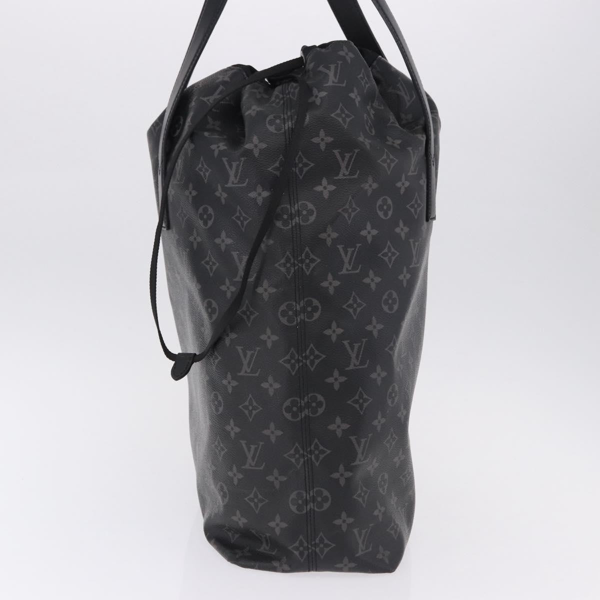 Louis Vuitton Cabas Light Drawstring Monogram Eclipse Canvas Black Canvas Tote Bag Bag (Pre-Owned)