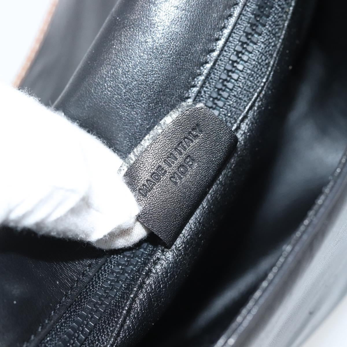 Celine Flap Shoulder Leather Black Leather Shoulder Bag Bag (Pre-Owned)
