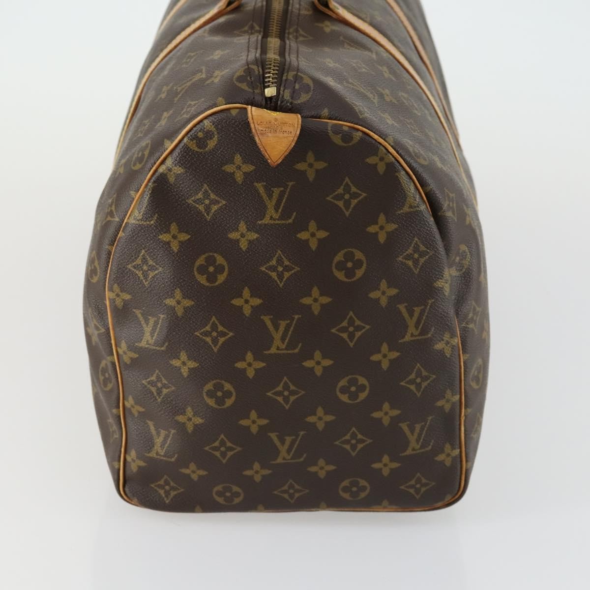 Louis Vuitton Keepall Monogram Canvas Brown Canvas Travel Bag Bag (Pre-Owned)