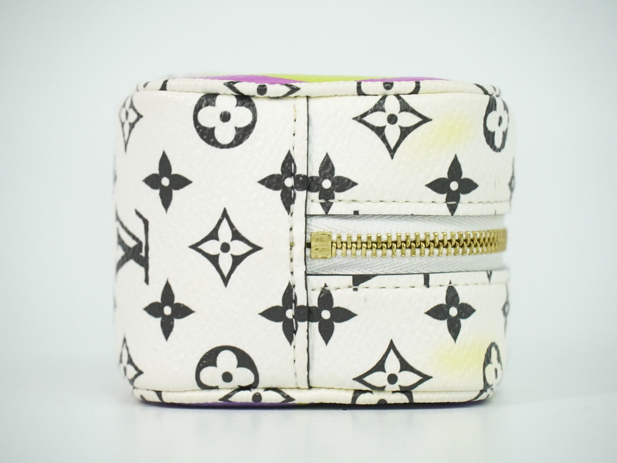 Louis Vuitton Cube Coin Purse Limited Edition Colored Monogram Giant Multicolour Canvas Clutche & Pouche Bag (Pre-Owned)