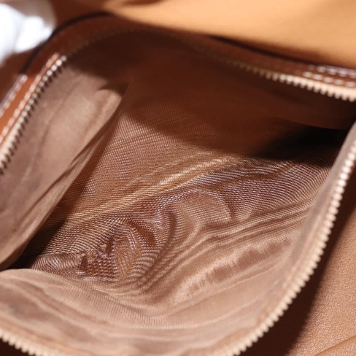 Celine Macadam Macadam With Leather Brown Canvas Handbag (Pre-Owned)