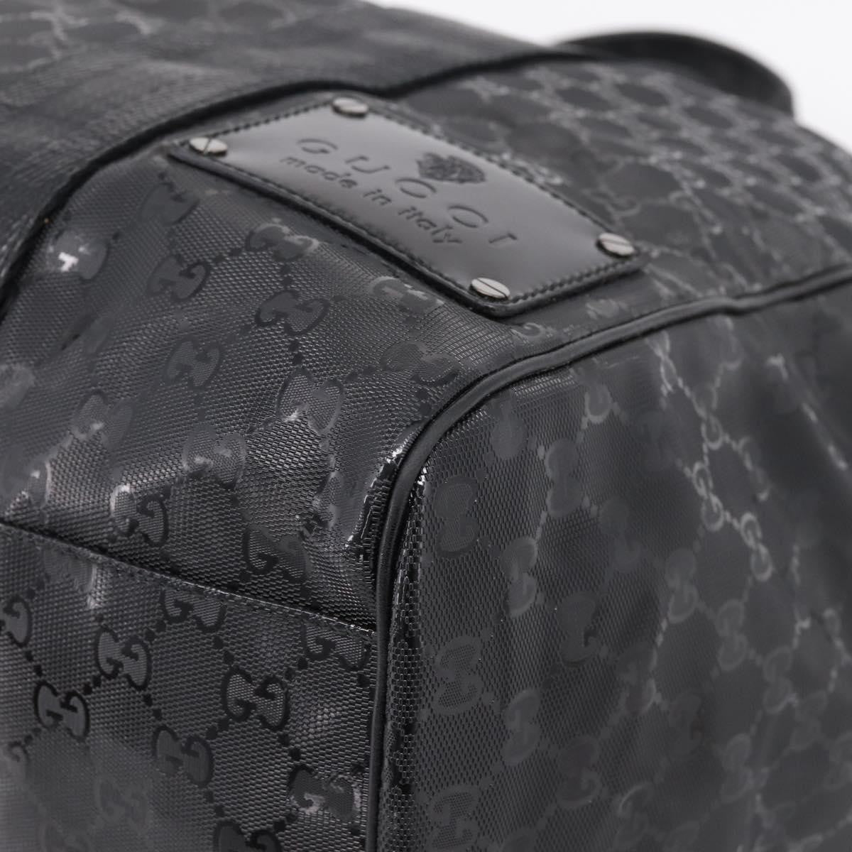 Gucci Indy Tote Pvc Leather Black Pvc Tote Bag Bag (Pre-Owned)