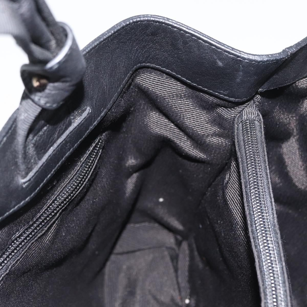 Salvatore Ferragamo Vala Tote Leather Black Leather Tote Bag Bag (Pre-Owned)