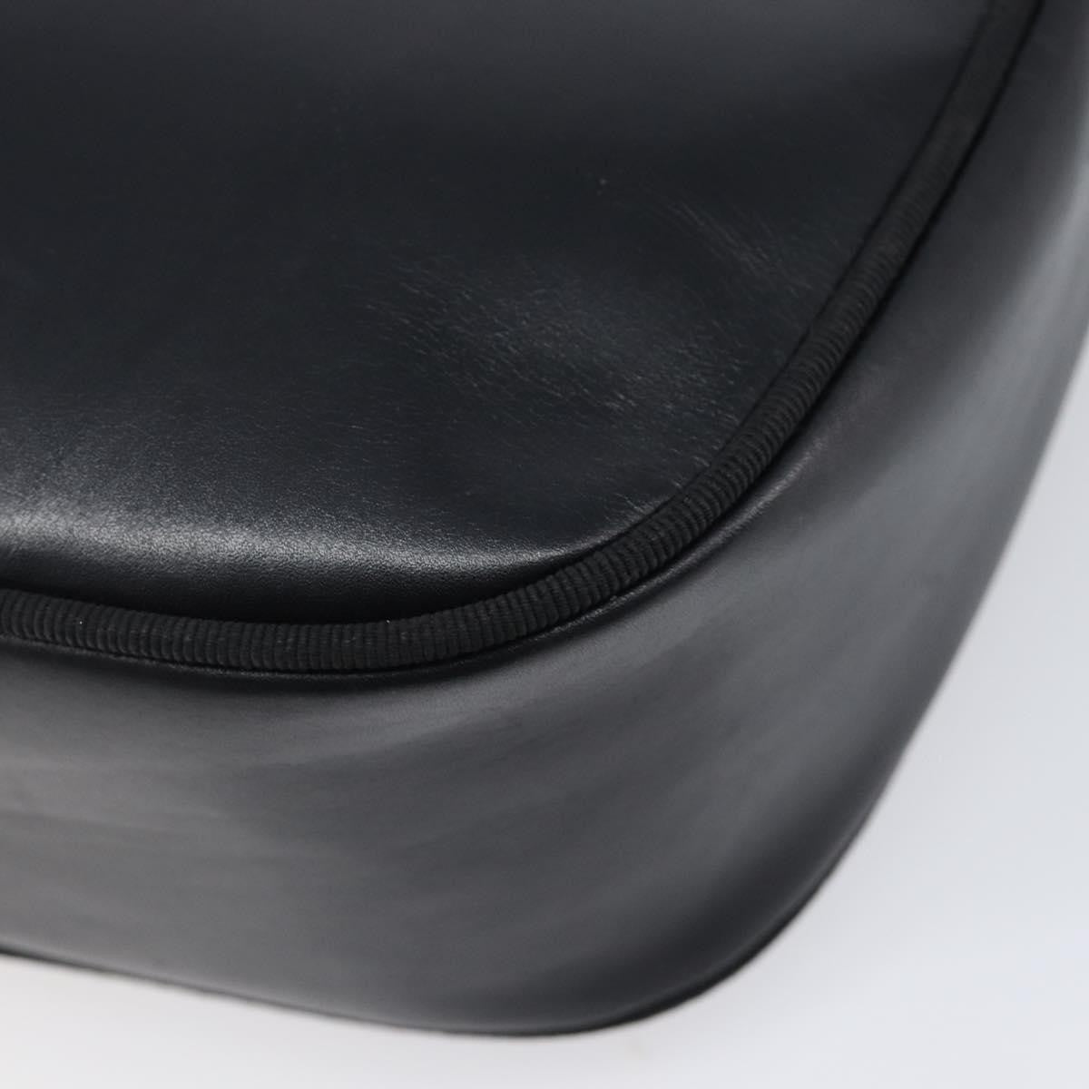 Salvatore Ferragamo Vara Bow Camera Leather Black Leather Shoulder Bag Bag (Pre-Owned)
