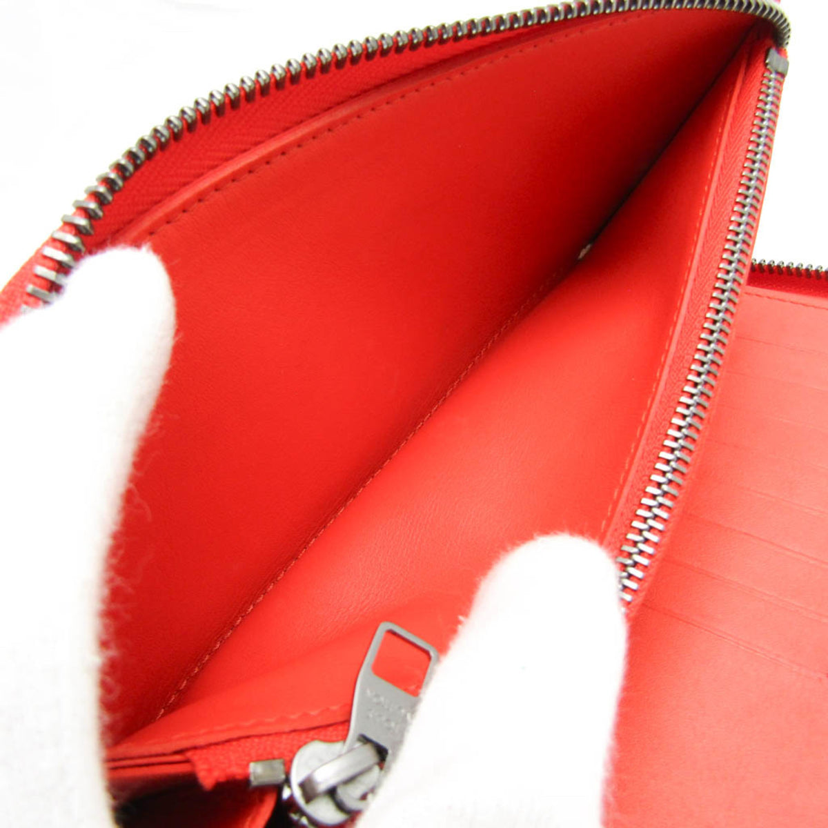 Louis Vuitton Zippy Damier Infini Leather Red Leather Wallets Accessory (Pre-Owned)