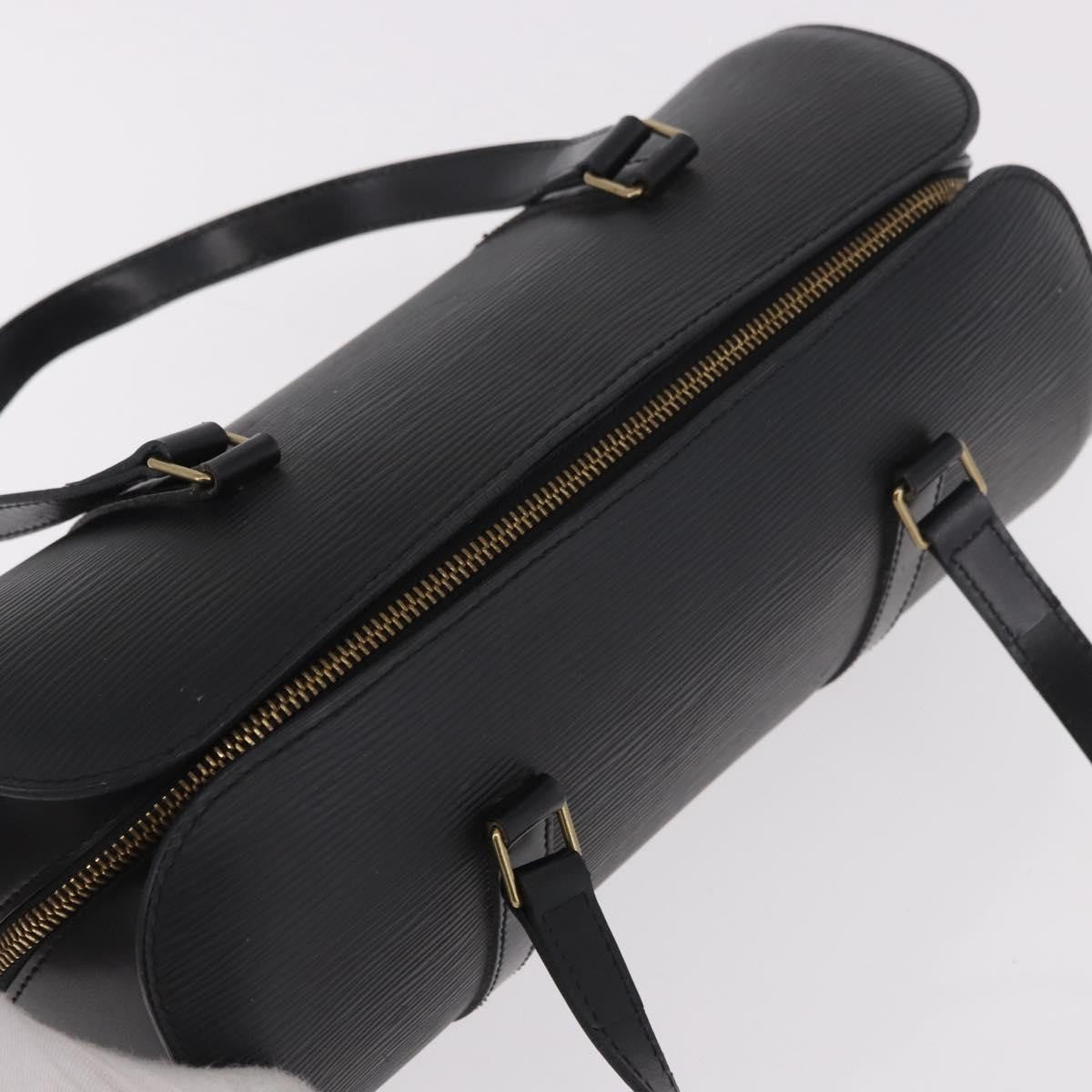 Louis Vuitton Soufflot Epi Leather Black Leather Handbag (Pre-Owned)