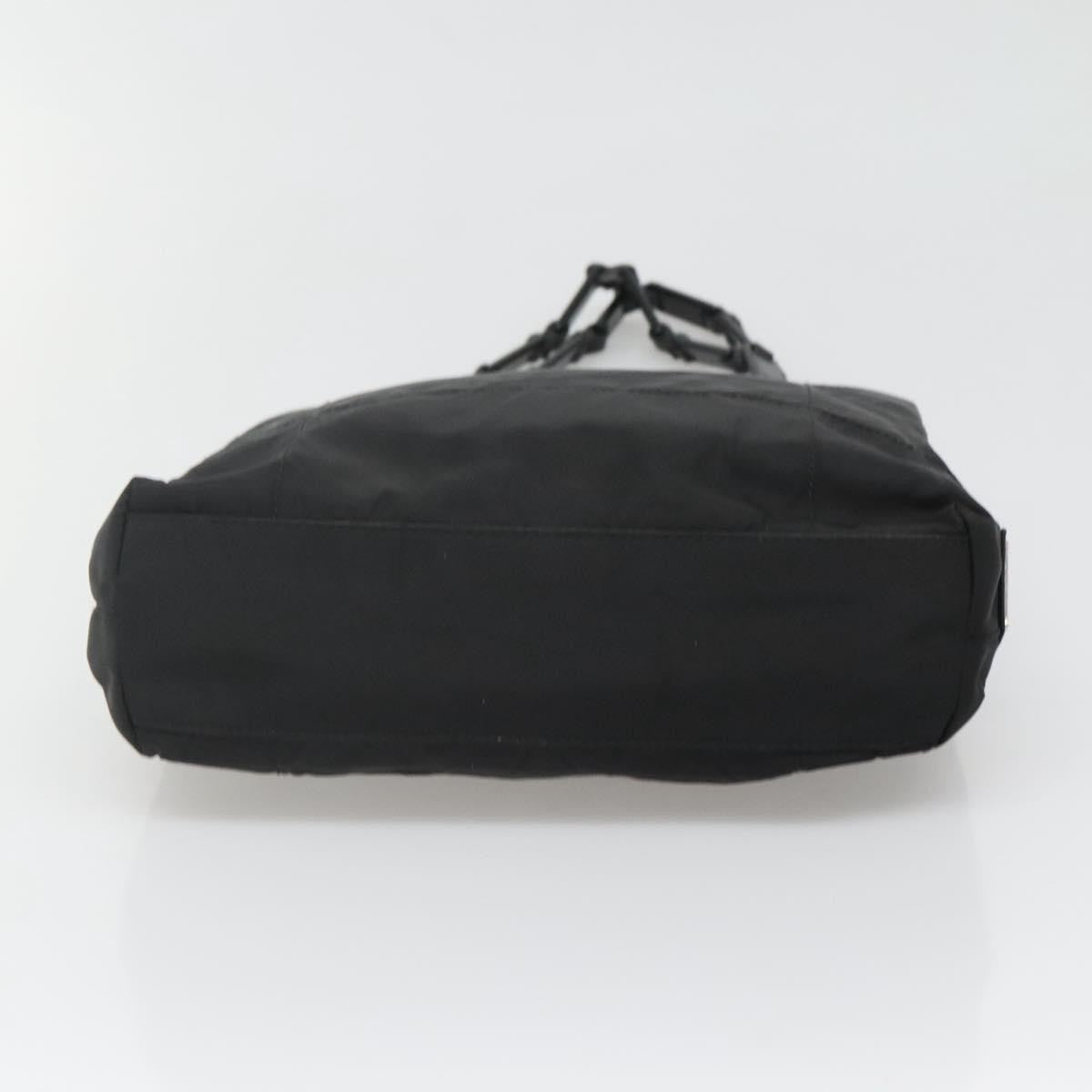 Prada Vintage Tessuto Black Nylon Handbag (Pre-Owned)