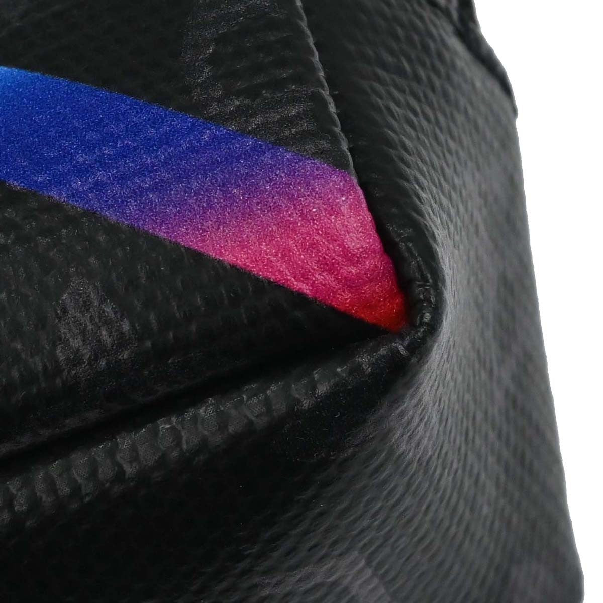 Louis Vuitton Box Pouch Bag Charm And Belt Charm Rainbow Monogram Eclipse Canvas Black Leather Charms And Keychains Accessory (Pre-Owned)
