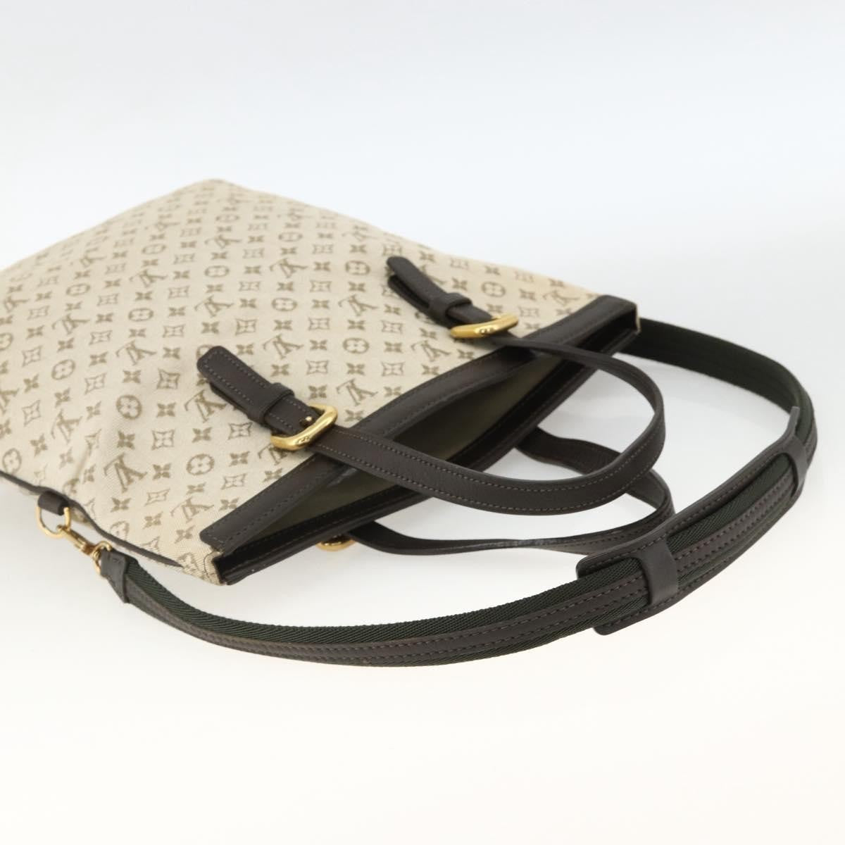 Louis Vuitton Francoise Mini Lin Khaki Canvas Tote Bag Bag (Pre-Owned)