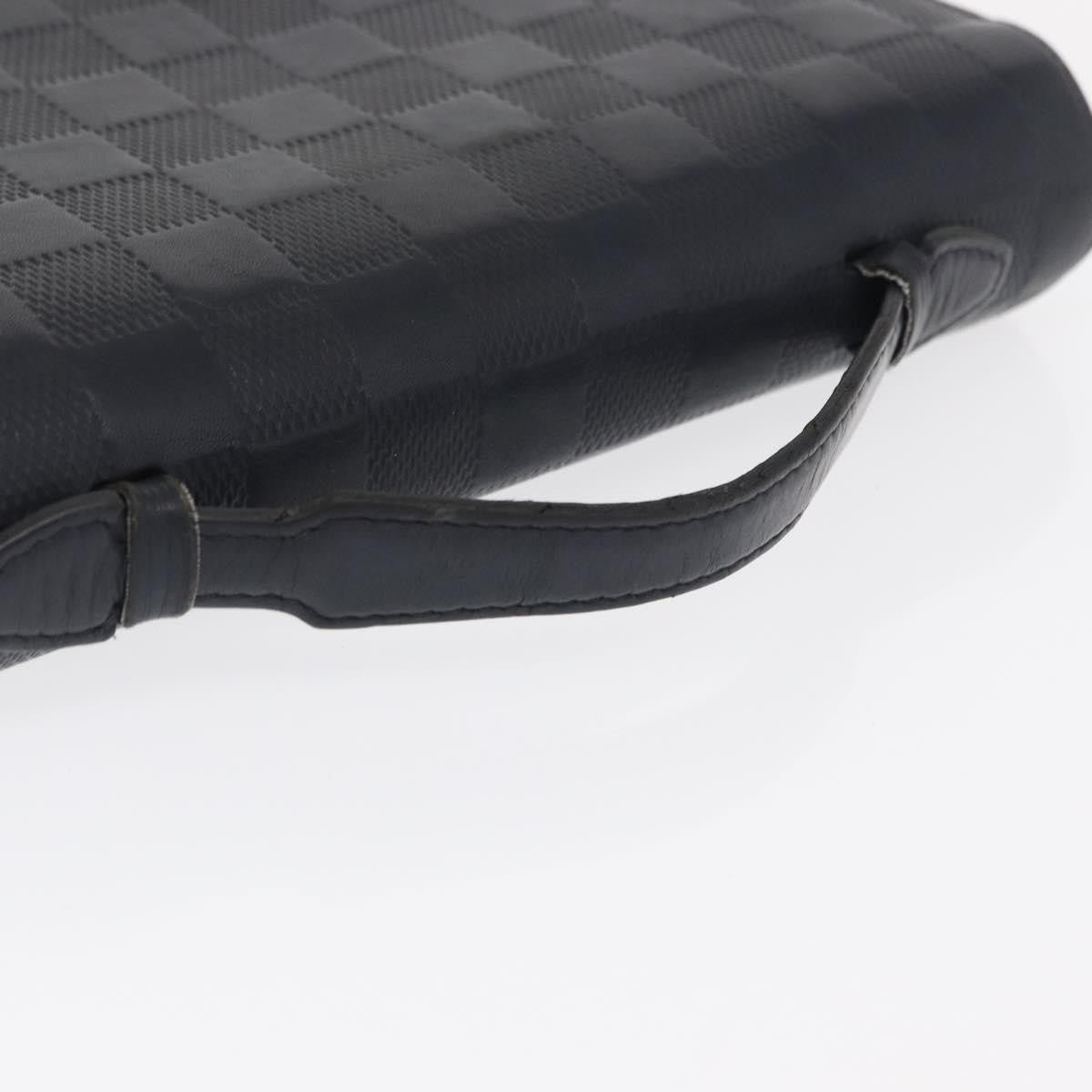 Louis Vuitton Zippy Xl Damier Leather Black Leather Wallets Accessory (Pre-Owned)