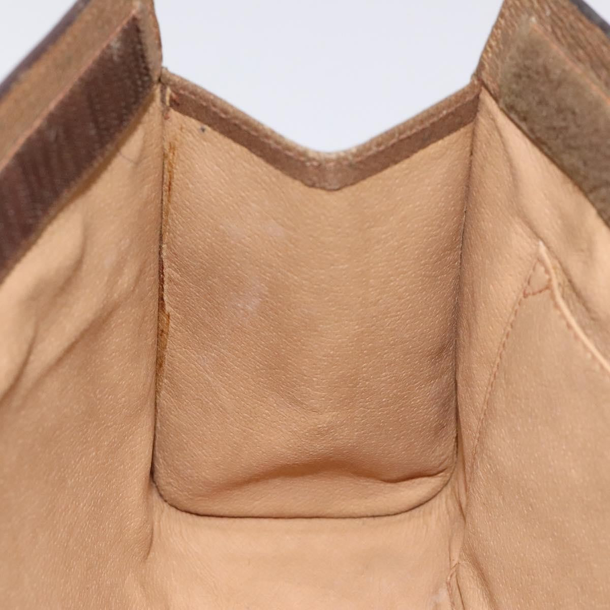 Gucci Sherry Line Canvas Beige Canvas Clutche & Pouche Bag (Pre-Owned)