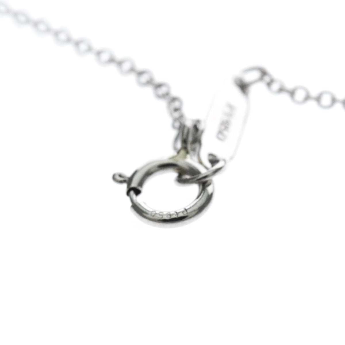 Tiffany & Co. Paper Flowers Pendant Platinum With Pave Diamonds Silver Platinum Necklace Jewelry (Pre-Owned)