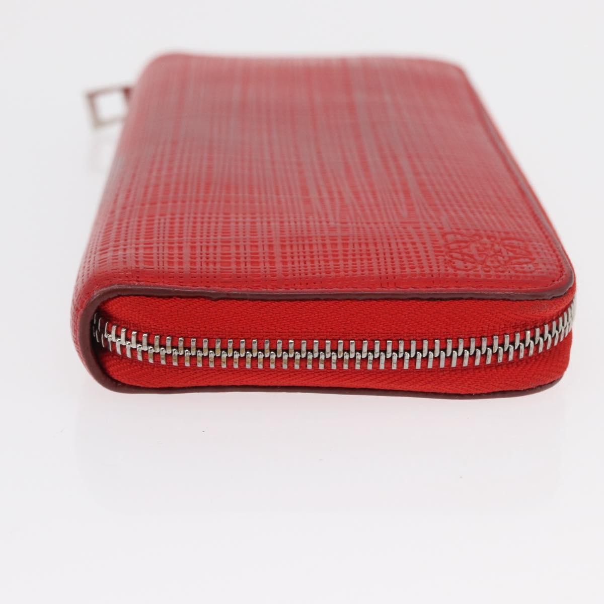 Loewe Anagram Leather Red Leather Wallets Accessory (Pre-Owned)