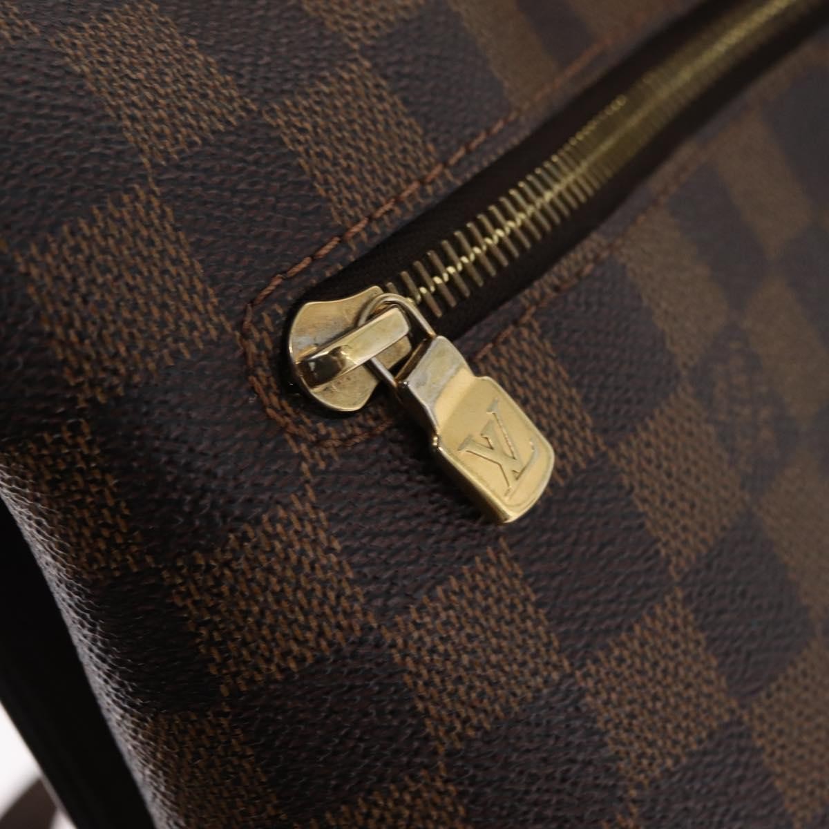 Louis Vuitton Brooklyn Damier Brown Canvas Shoulder Bag Bag (Pre-Owned)