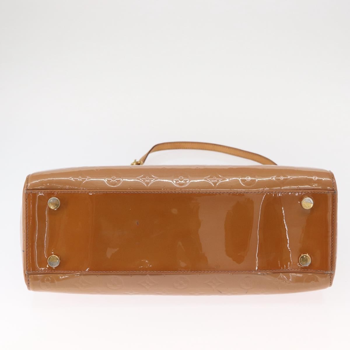 Louis Vuitton Brea Monogram Vernis Brown Patent_Leather Handbag (Pre-Owned)