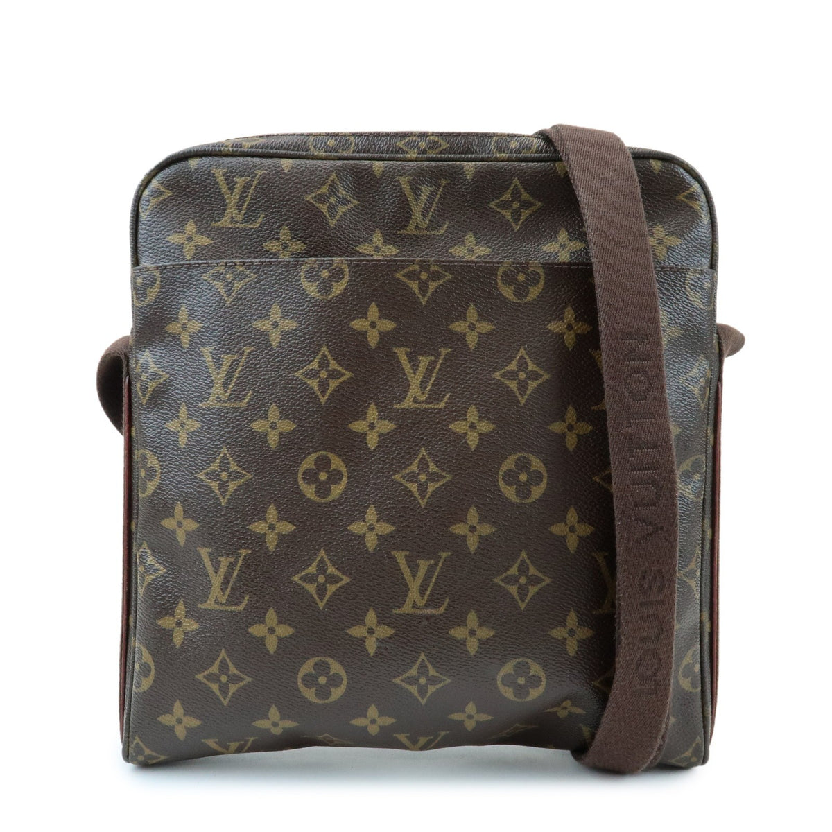 Louis Vuitton Trotteur Beaubourg Monogram Canvas Brown Canvas Handbag (Pre-Owned)