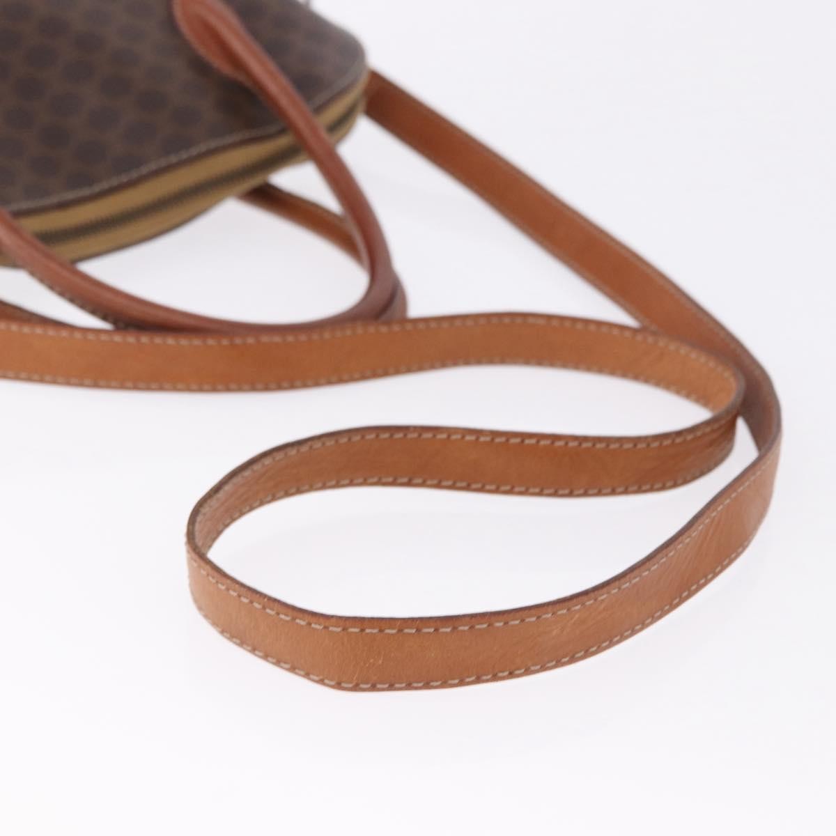 Celine Macadam Leather Brown Pvc Handbag (Pre-Owned)