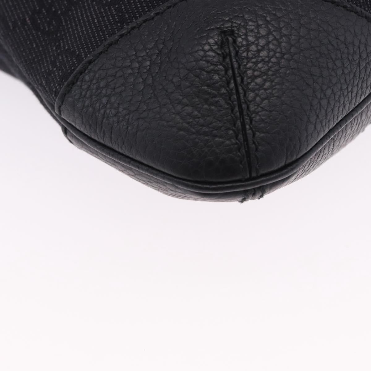 Gucci Original Messenger Gg Canvas And Leather Black Canvas Shoulder Bag Bag (Pre-Owned)