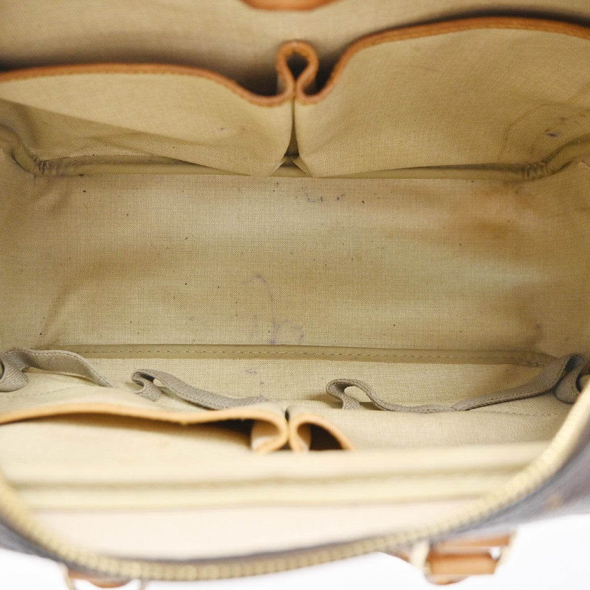 Louis Vuitton Trouville Monogram Canvas Brown Canvas Handbag (Pre-Owned)