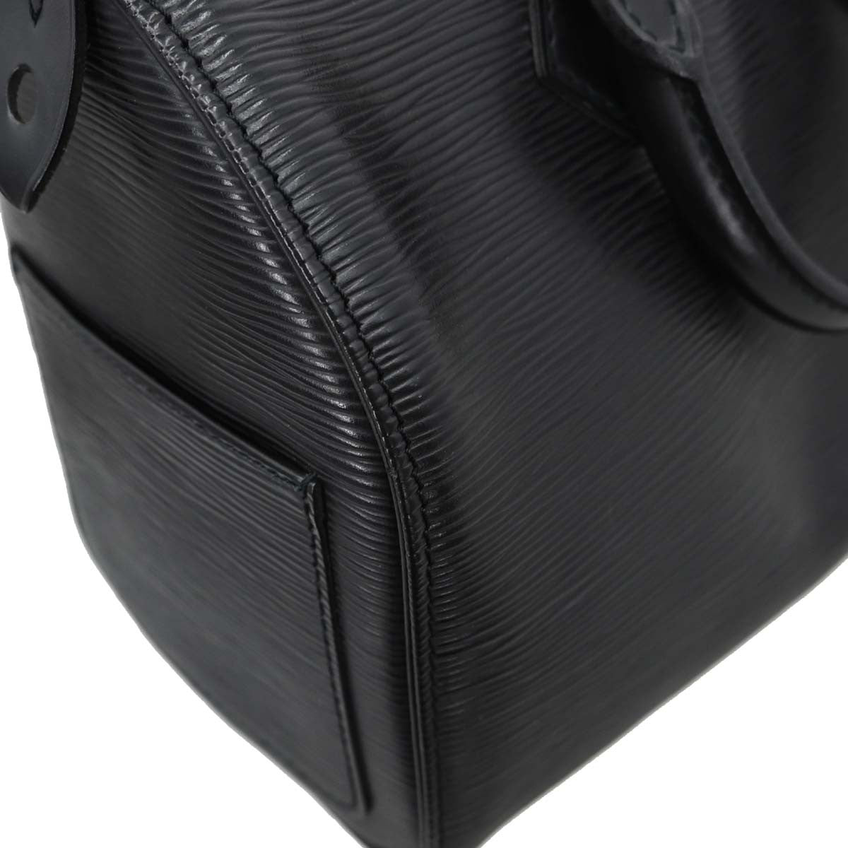 Louis Vuitton Speedy Epi Leather Black Leather Handbag (Pre-Owned)