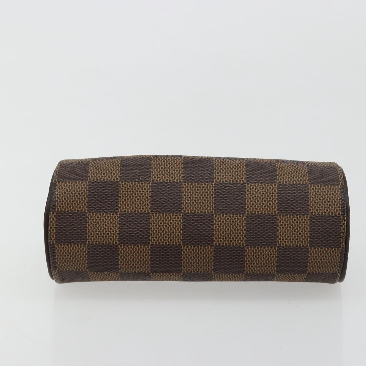 Louis Vuitton Papillon Pochette Damier Brown Canvas Clutche & Pouche Bag (Pre-Owned)