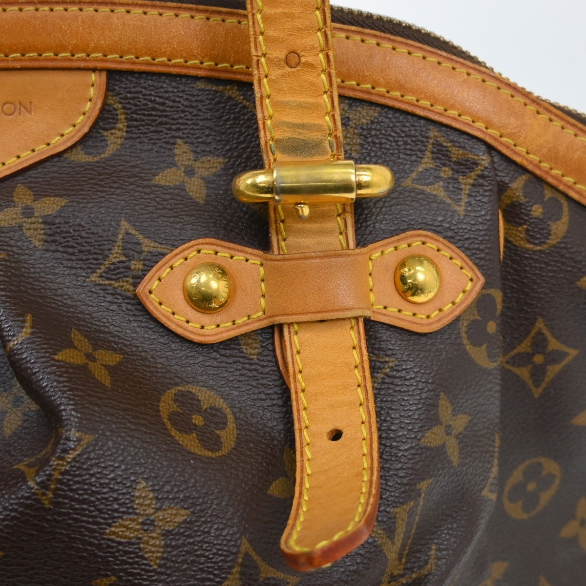 Louis Vuitton Tivoli Monogram Canvas Brown Canvas Handbag (Pre-Owned)