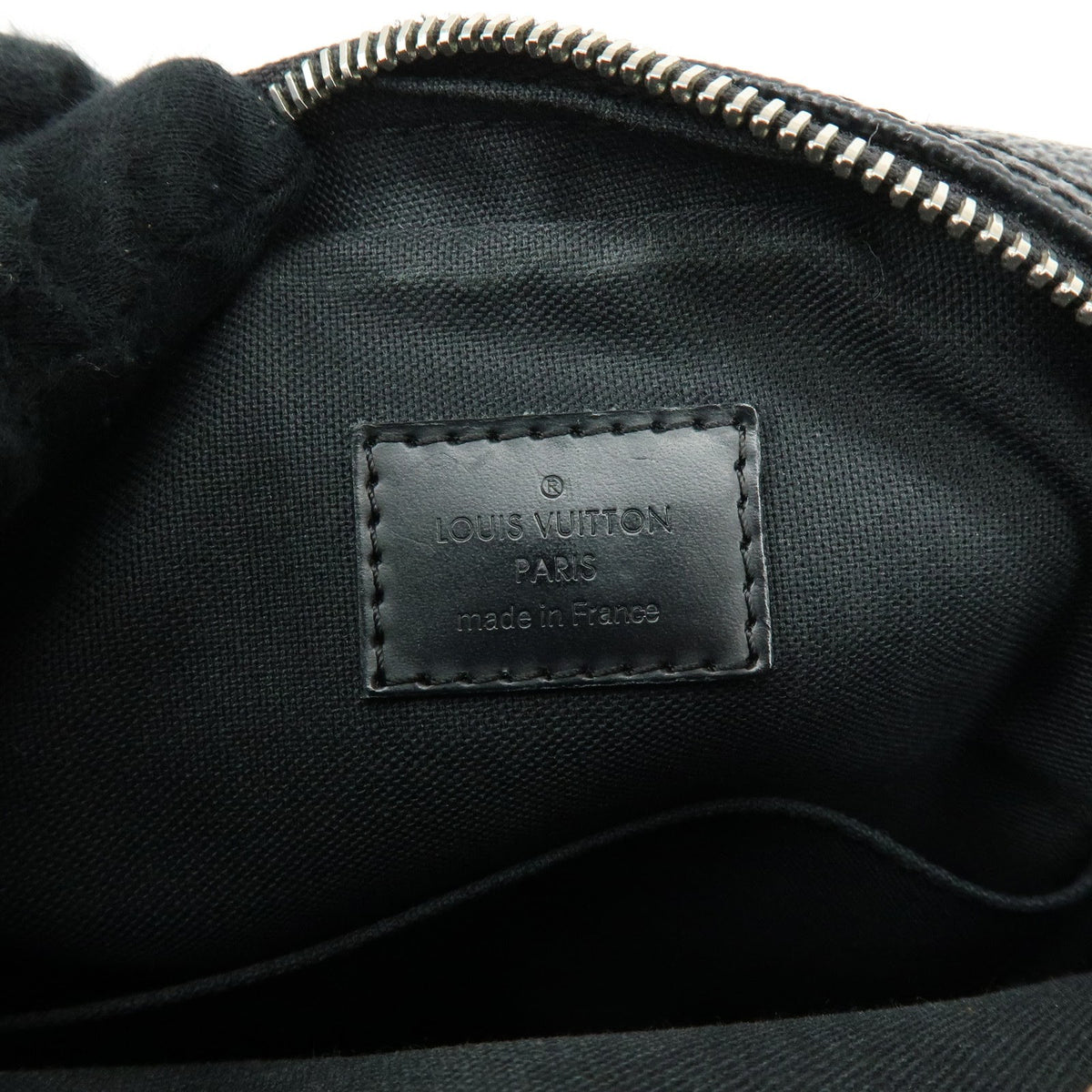 Louis Vuitton Rem Damier Graphite Black Canvas Handbag (Pre-Owned)