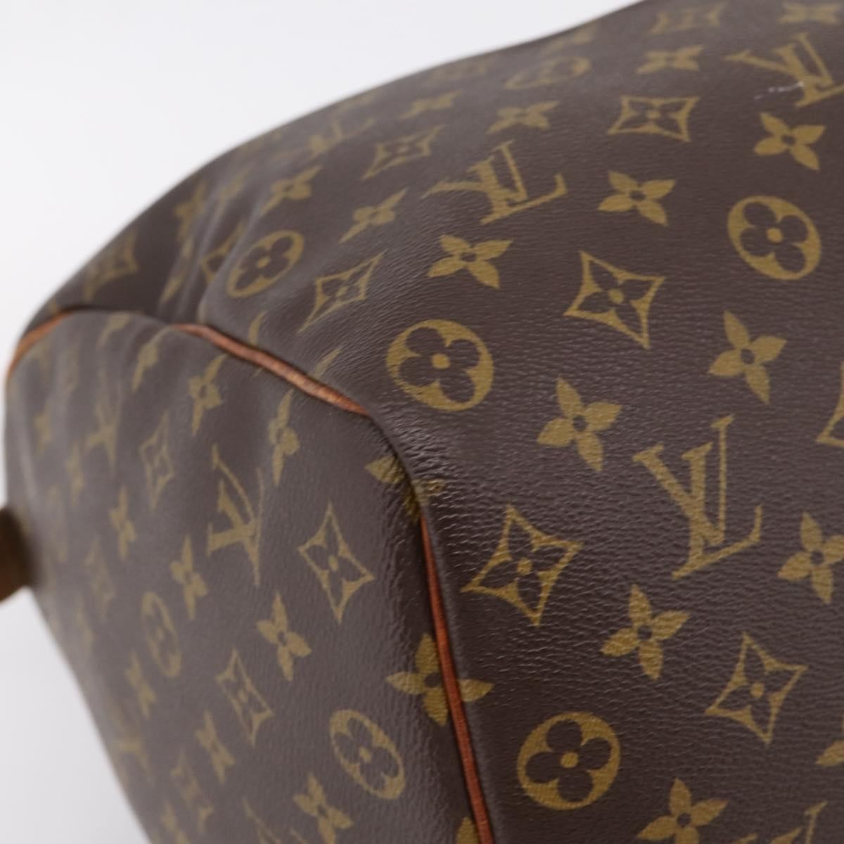 Louis Vuitton Keepall Monogram Canvas Brown Canvas Travel Bag Bag (Pre-Owned)