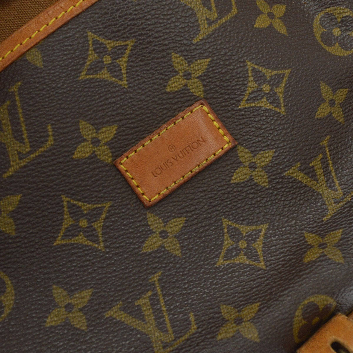 Louis Vuitton Saumur Monogram Canvas Brown Canvas Shoulder Bag Bag (Pre-Owned)