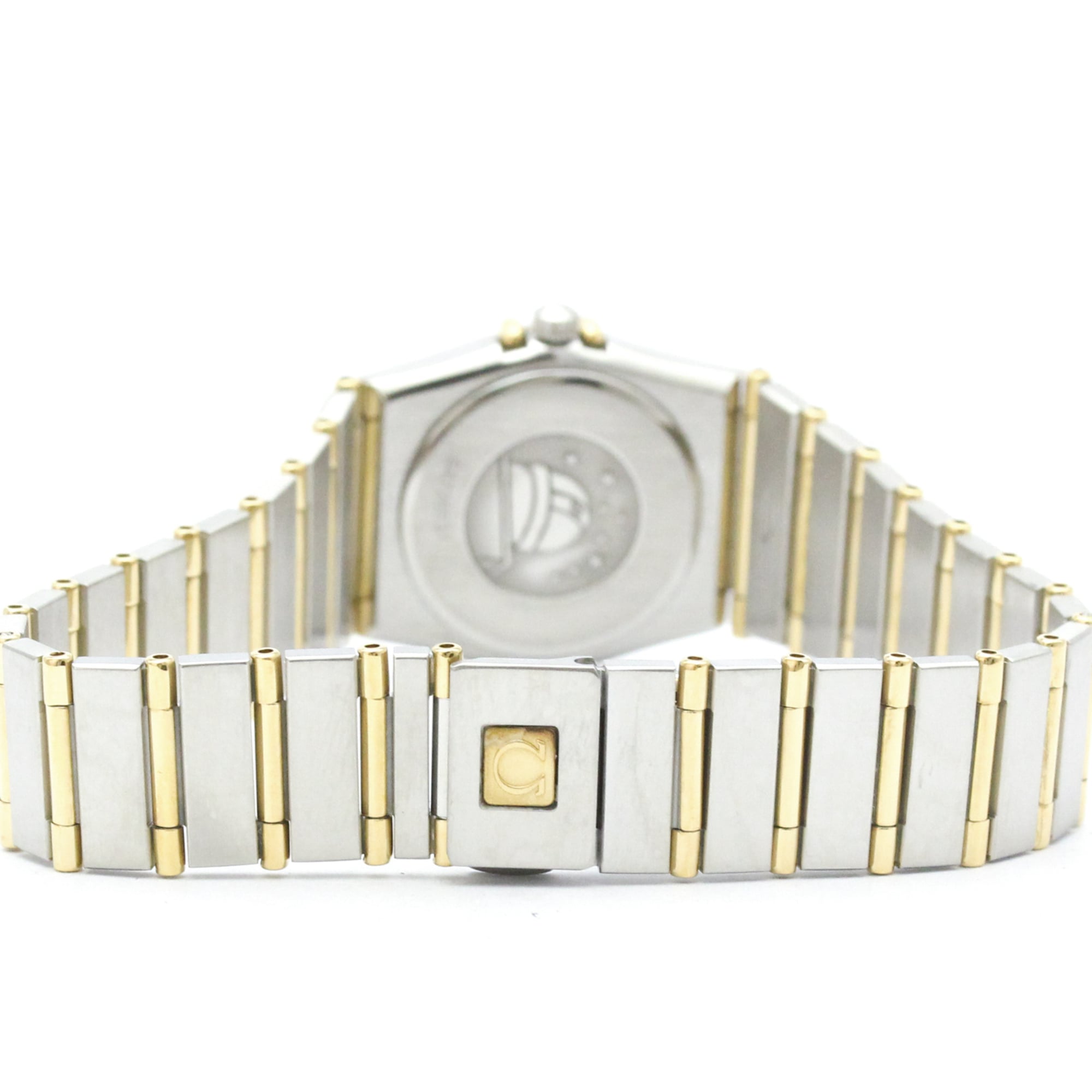 Omega Constellation Quartz Stainless Steel And Yellow Gold Watch (Pre-Owned)