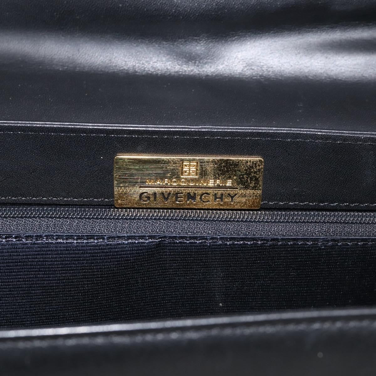 Givenchy Handbag Leather Black Leather Handbag (Pre-Owned)