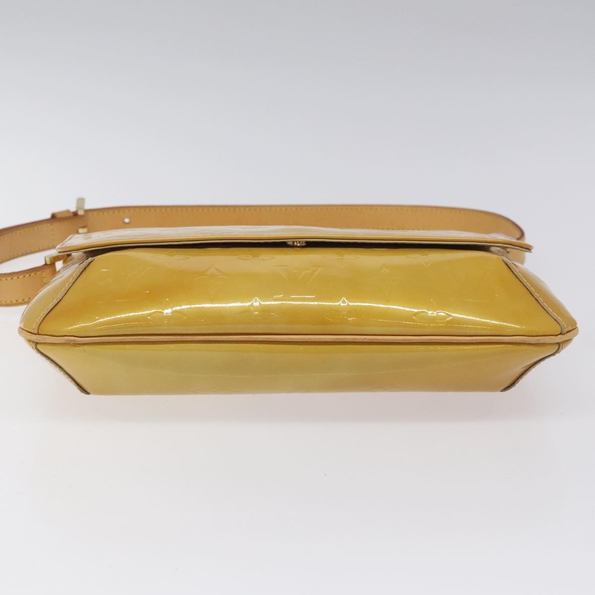 Louis Vuitton Thompson Street Monogram Vernis Beige Patent_Leather Shoulder Bag Bag (Pre-Owned)